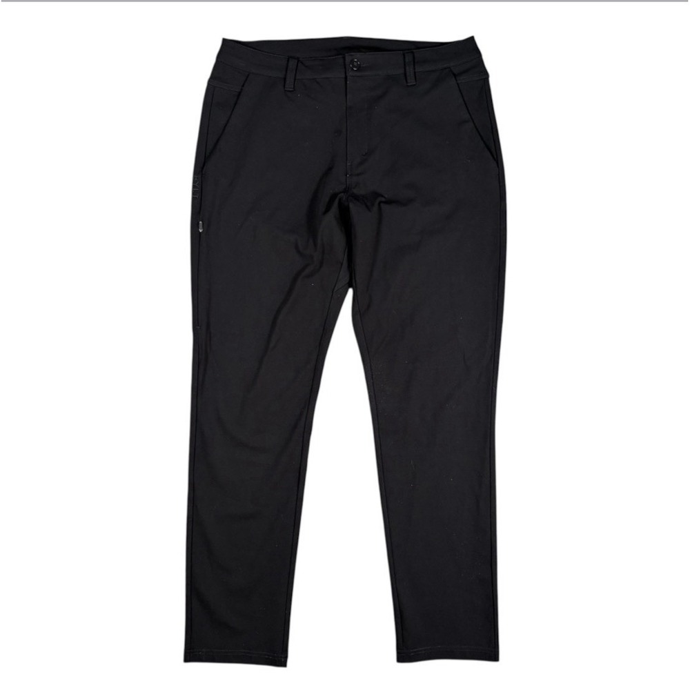 BYLT Everyday Pant 2.0 Men 36x31 Black Slim Fit Stretch Chino Tapered Work